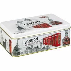 London Scenes Tea Selection Tin With A 100 Tea Bags Selection>New English Teas Online
