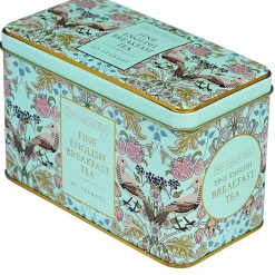 Song Thrush Mint Tea Caddy With 40 English Breakfast Tea Bags><noscript><img width=