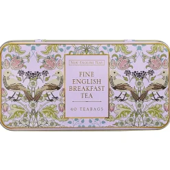 Song Thrush Pink Tea Caddy With 40 English Breakfast Tea Bags><noscript><img width=