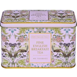 Song Thrush Pink Tea Caddy With 40 English Breakfast Tea Bags><noscript><img width=