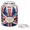 Union Jack Round Tea Caddy With 80 English Breakfast Tea Bags>New English Teas New