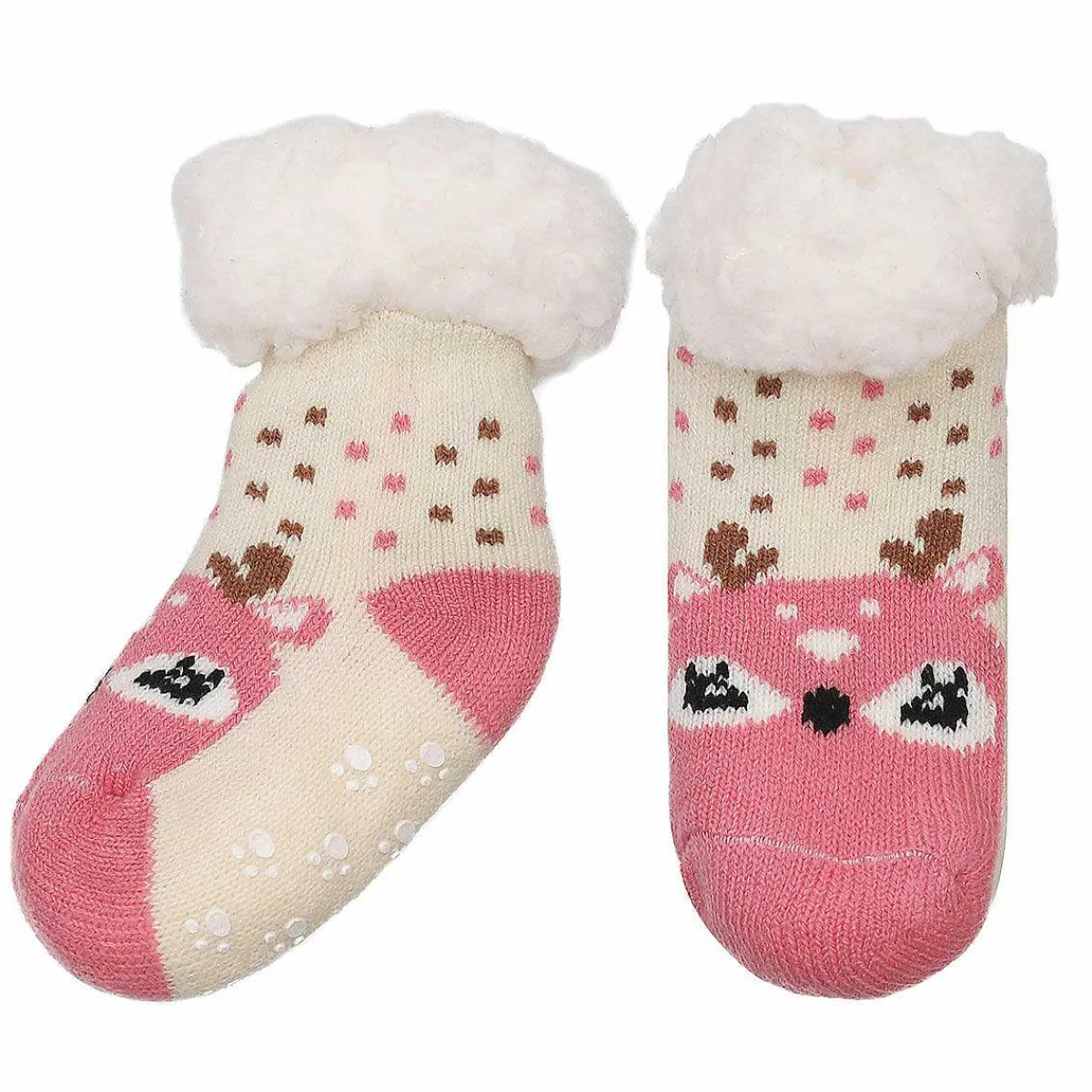 Assorted Pink Animal Toddler Slipper Socks>Nuzzles Outlet