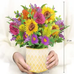 Florever 'Fantasy' Large Pop-Up Flower Bouquet Card><noscript><img width=