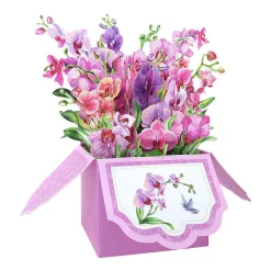 Florever 'Orchids' Pop-Up Flower Box Card><noscript><img width=