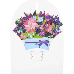 Florever 'Romantic' Large Pop-Up Flower Bouquet Card>Origamo Shop