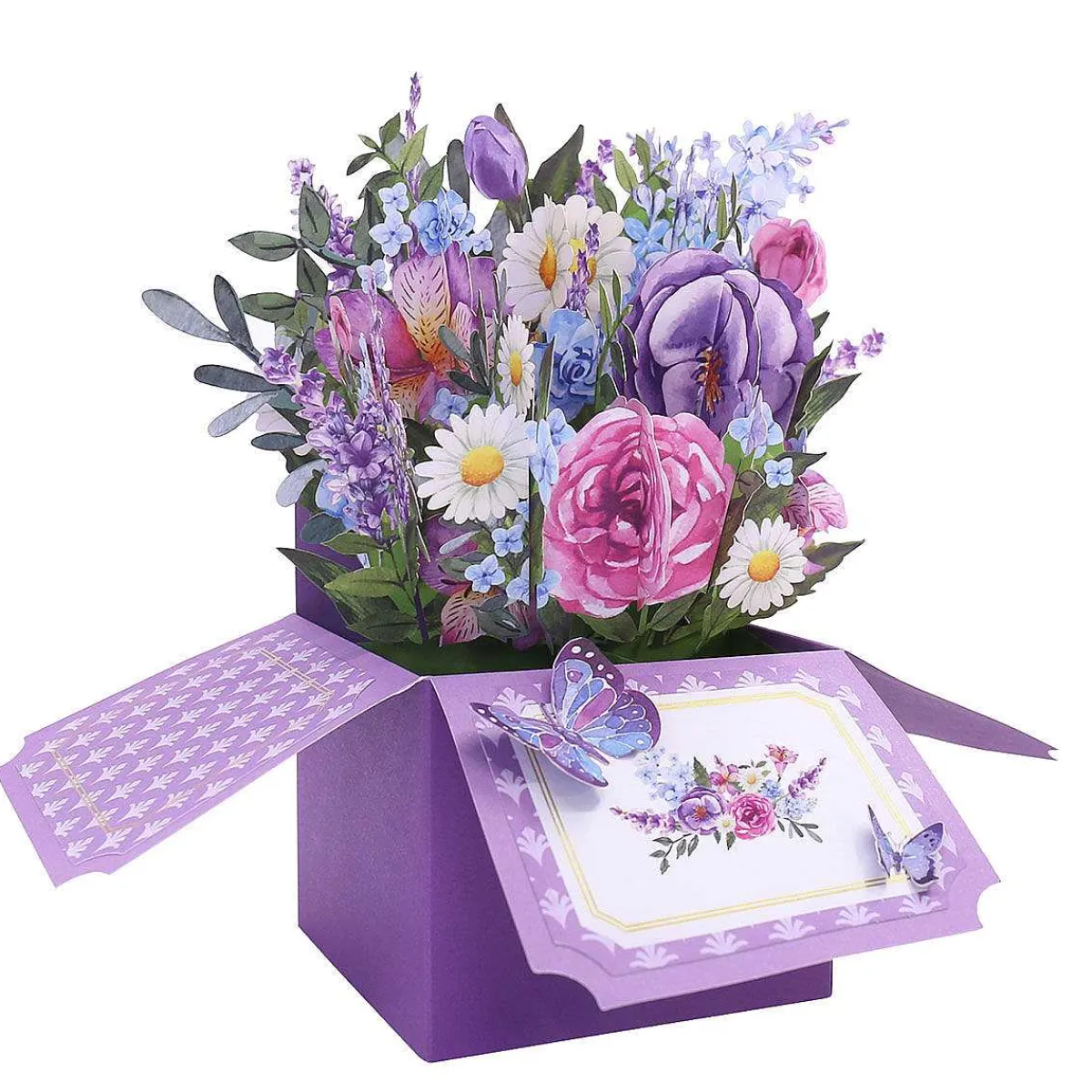 Florever 'serenity' Pop-Up Flower Box Card>Origamo New