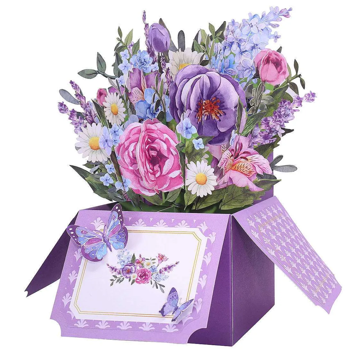 Florever 'serenity' Pop-Up Flower Box Card>Origamo New