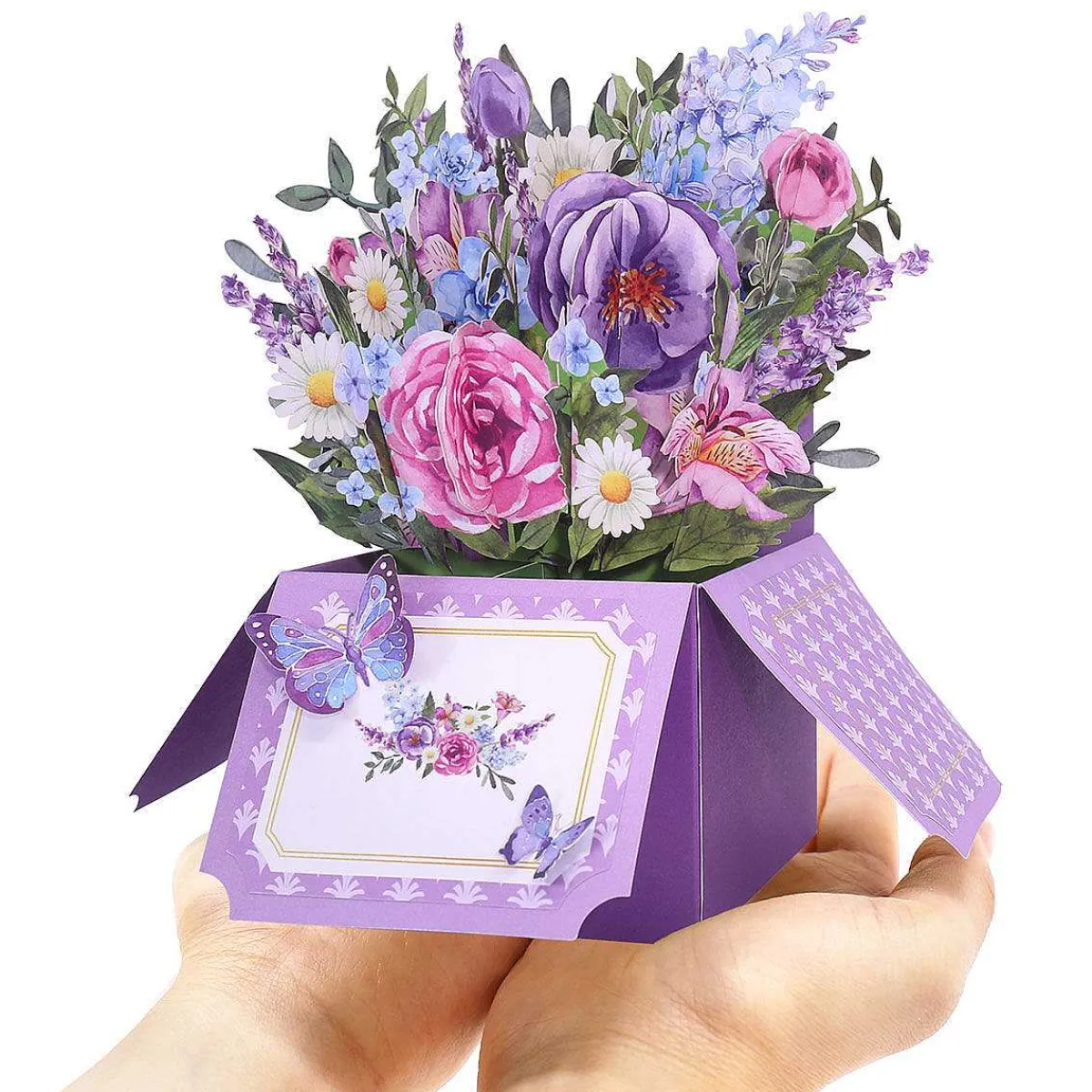 Florever 'serenity' Pop-Up Flower Box Card>Origamo New