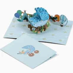 Kirigami 'Baby Boy' 3D Pop-Up Card>Origamo Discount