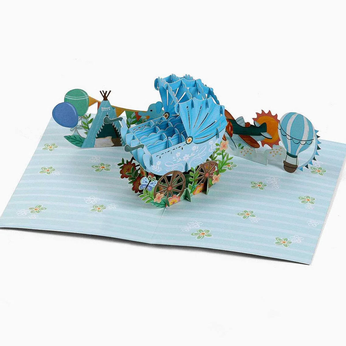 Kirigami 'Baby Boy' 3D Pop-Up Card>Origamo Discount