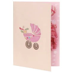 Kirigami 'Baby Girl' 3D Pop-Up Card>Origamo Store