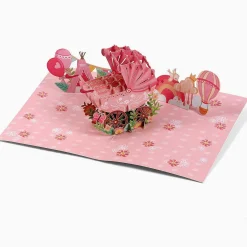 Kirigami 'Baby Girl' 3D Pop-Up Card>Origamo Store
