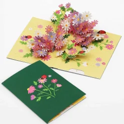 Kirigami 'Field Flowers' 3D Pop-Up Card>Origamo Shop