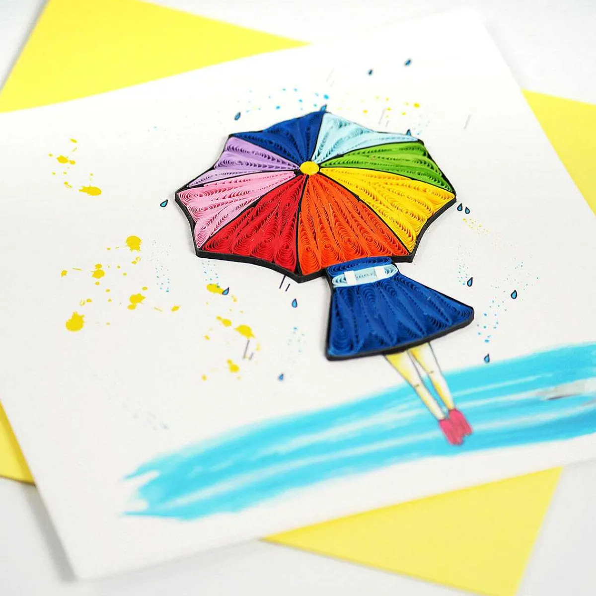 Quilling 'Always Smile' Card>Origamo Flash Sale