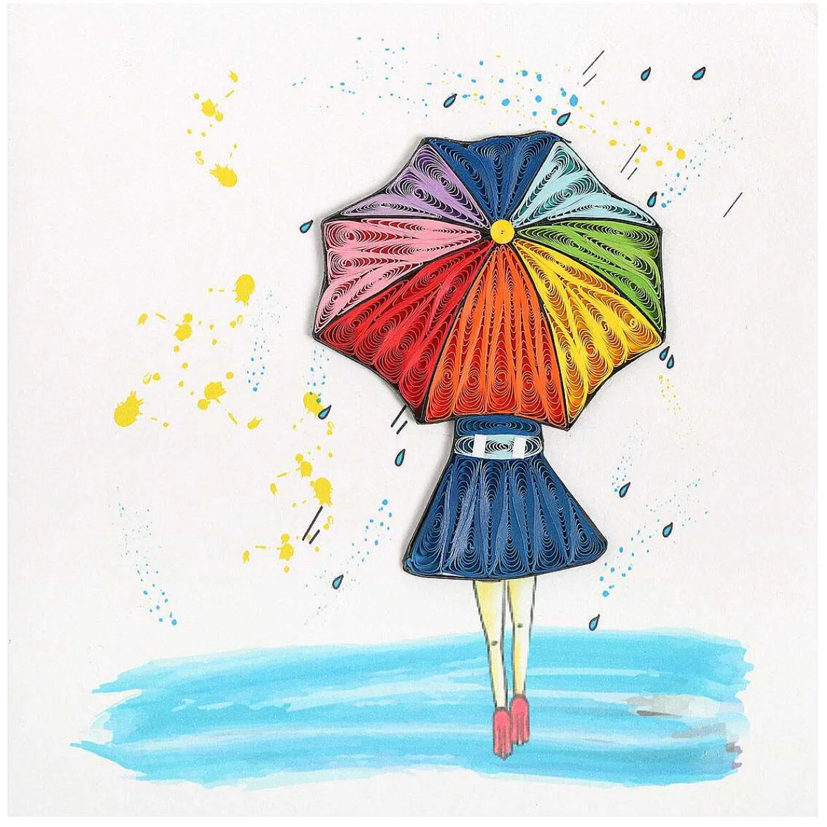 Quilling 'Always Smile' Card>Origamo Flash Sale