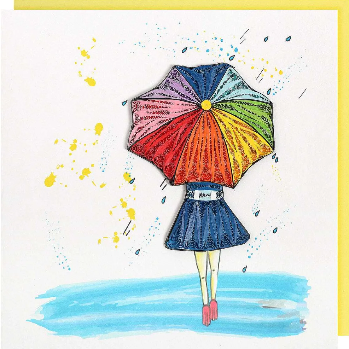 Quilling 'Always Smile' Card>Origamo Flash Sale