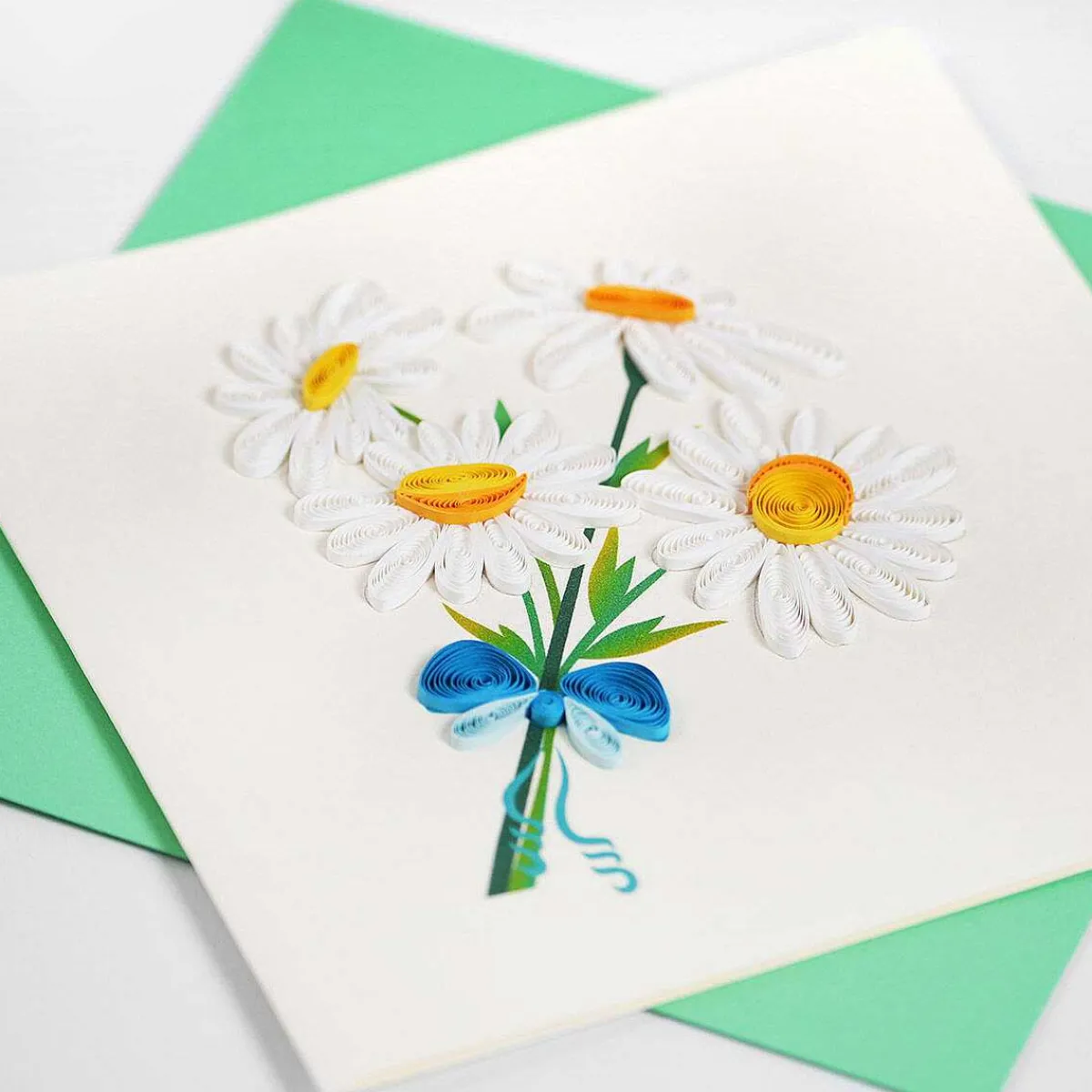 Quilling 'Daisy Bouquet' Card>Origamo Best Sale
