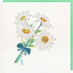 Quilling 'Daisy Bouquet' Card><noscript><img width=