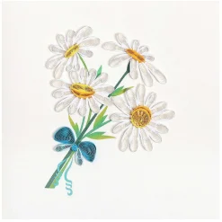 Quilling 'Daisy Bouquet' Card><noscript><img width=