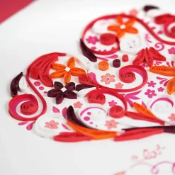 Quilling 'Heart Fantasy' Card>Origamo Fashion
