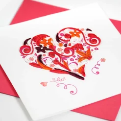 Quilling 'Heart Fantasy' Card><noscript><img width=