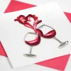 Quilling 'Love Toast' Card>Origamo Cheap