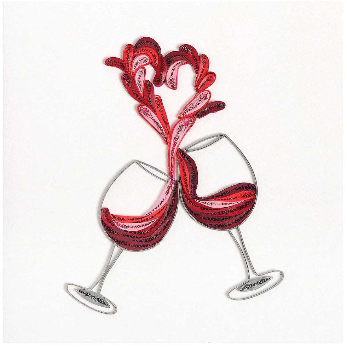 Quilling 'Love Toast' Card>Origamo Cheap