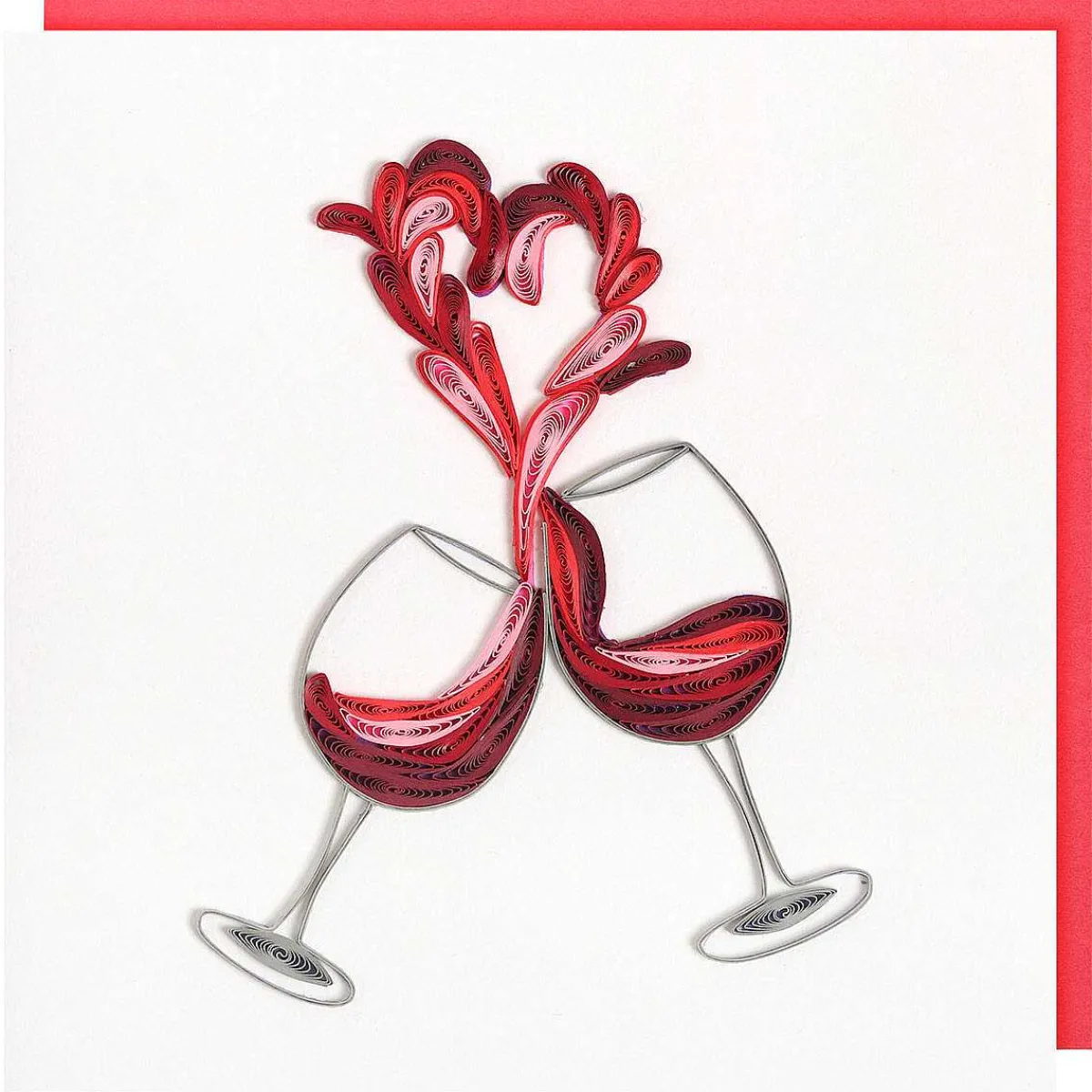 Quilling 'Love Toast' Card>Origamo Cheap