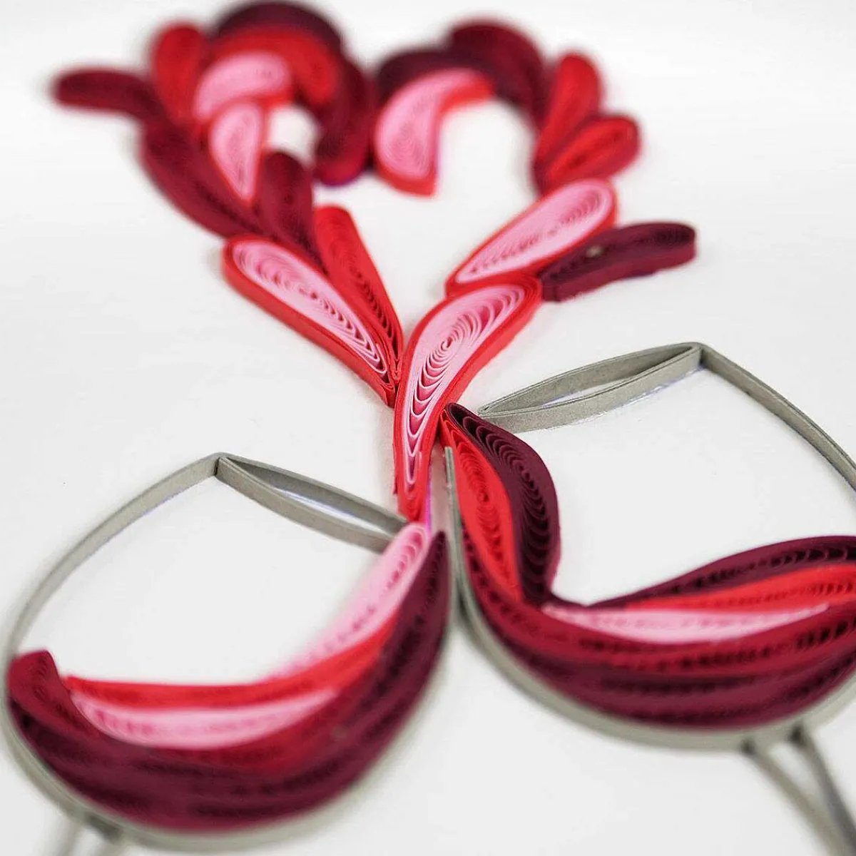 Quilling 'Love Toast' Card>Origamo Cheap