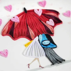 Quilling 'Raining Hearts' Card><noscript><img width=