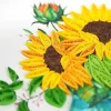 Quilling 'Vase Of Sunflowers' Card>Origamo Best Sale