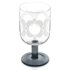 Atomic Flower Green Shades Set Of 4 Wine Glasses>Orla Kiely Fashion