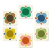 Atomic Flower Set Of 6 Coasters>Orla Kiely Cheap