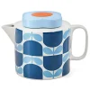 Block Flower Navy Tea Pot>Orla Kiely Cheap