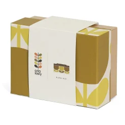 Block Flower Ochre Butter Dish>Orla Kiely Cheap