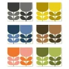 Block Flower Set Of 6 Placemats>Orla Kiely New