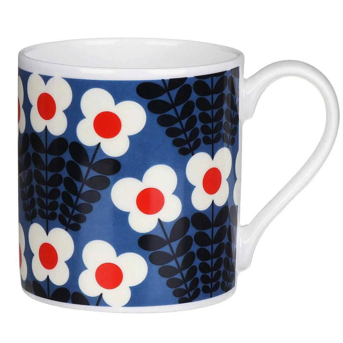Blue Bunch Of Stems Large Mug>Orla Kiely Flash Sale