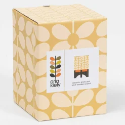 Debossed Sixties Stem Cream Ceramic Plant Pot>Orla Kiely Online