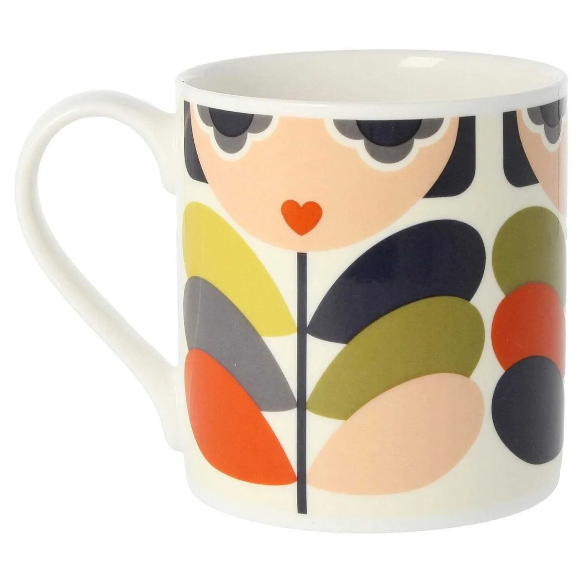 Lady Stem Multi Large Mug>Orla Kiely Shop