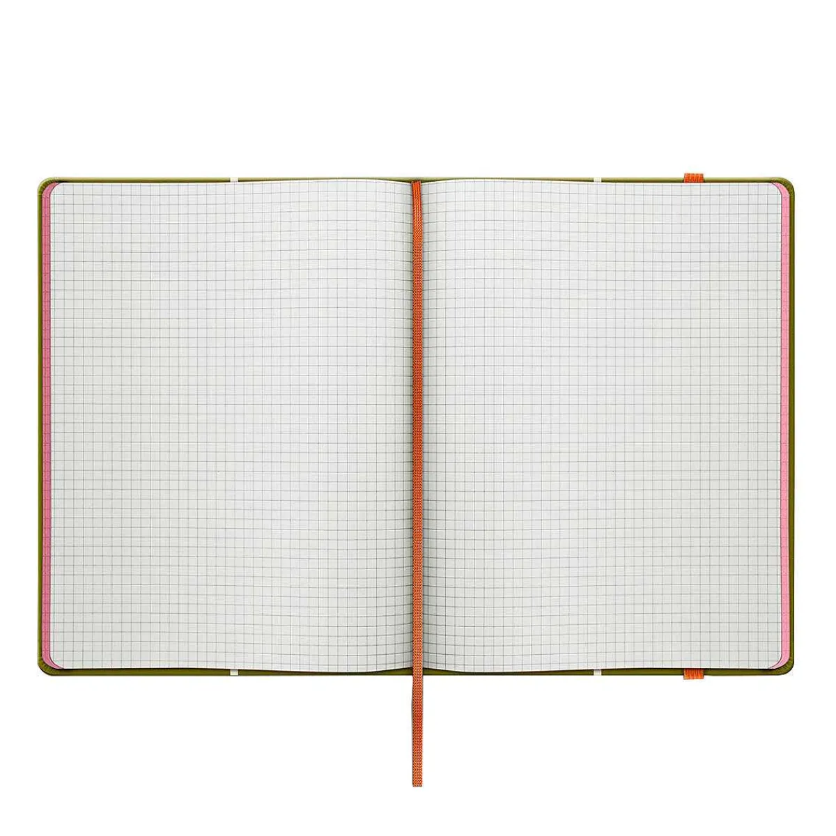 Linear Stem Olive Large Notebook>Orla Kiely Flash Sale
