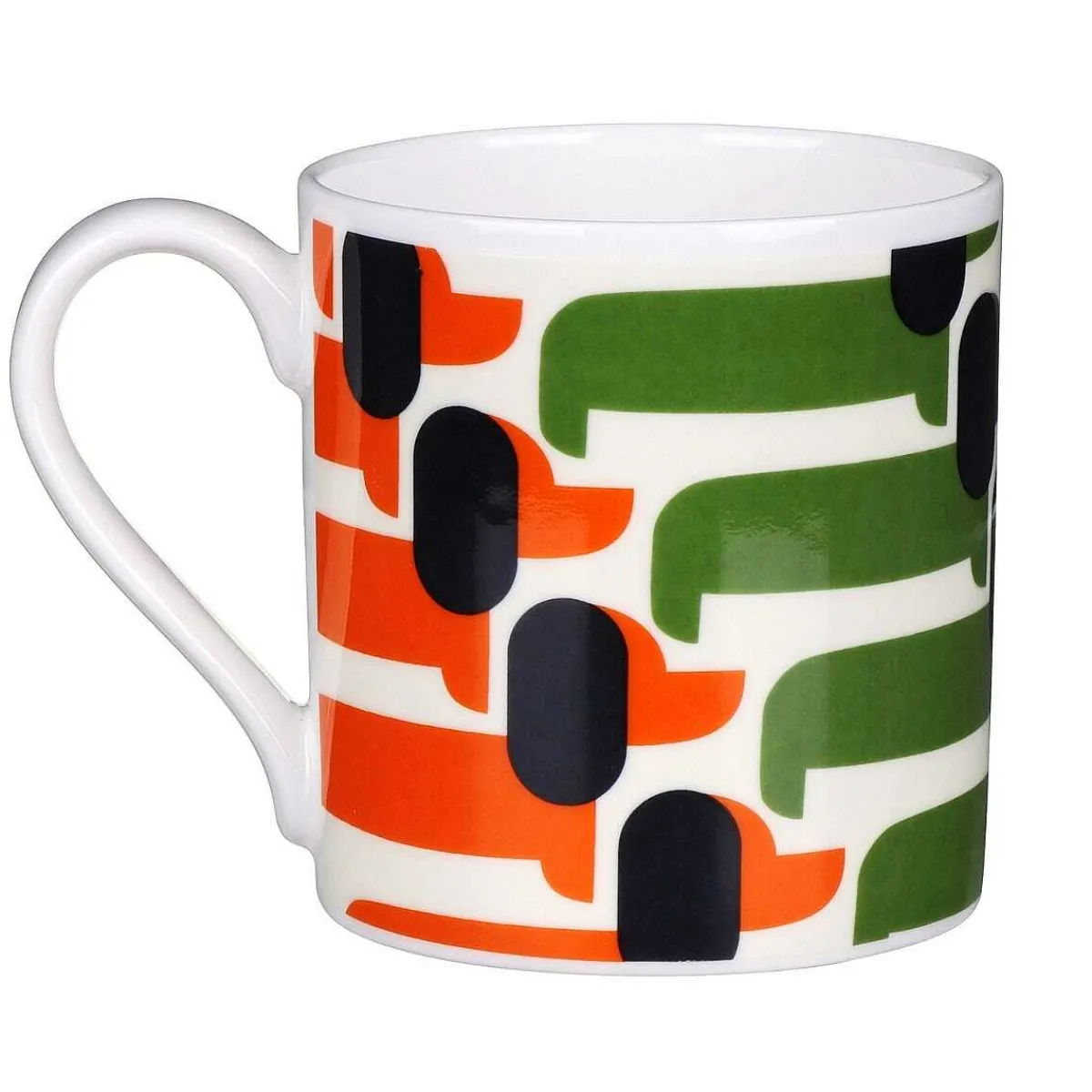 Orange Sausage Dog Large Mug>Orla Kiely Shop