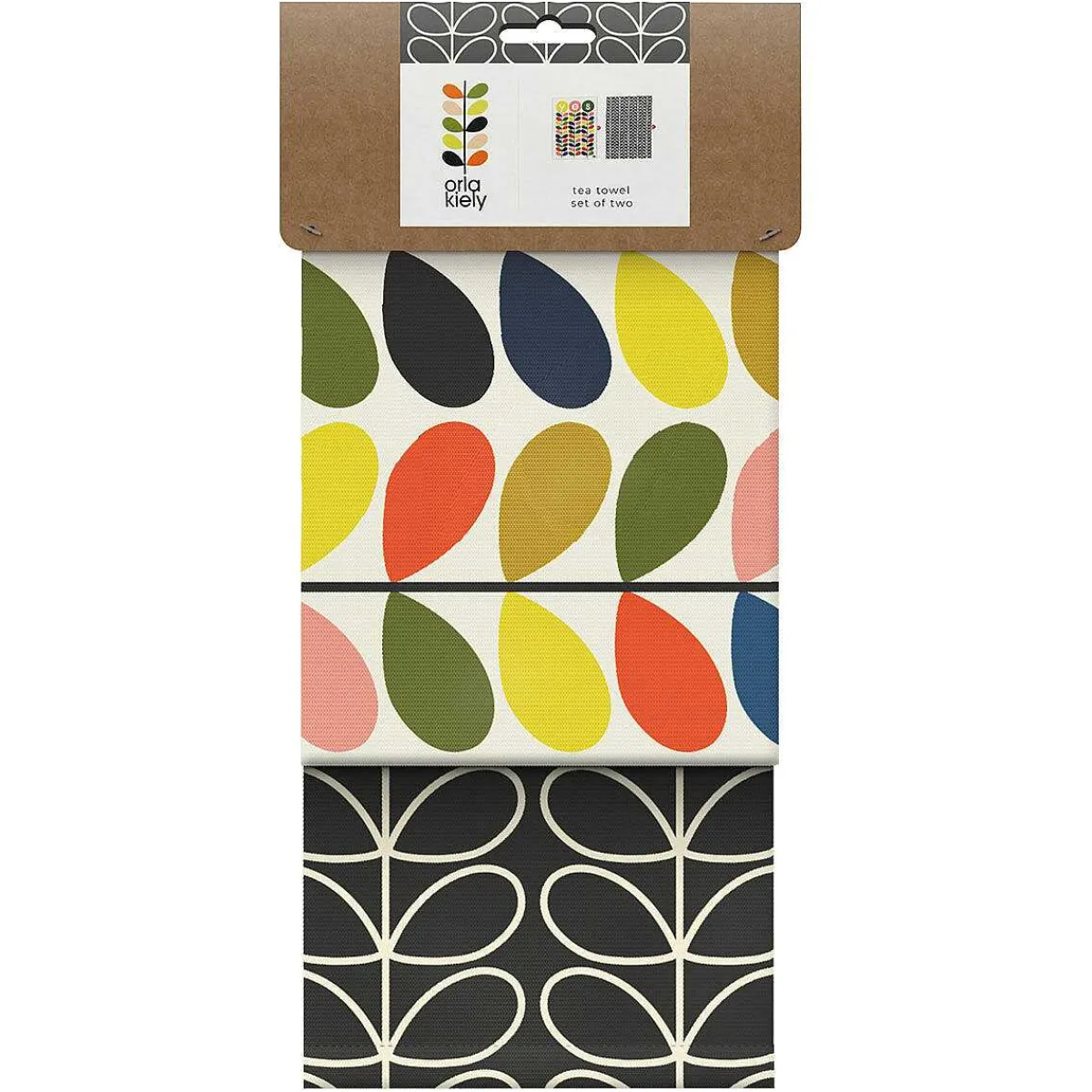 Yes Stem Set Of 2 Tea Towels>Orla Kiely Sale