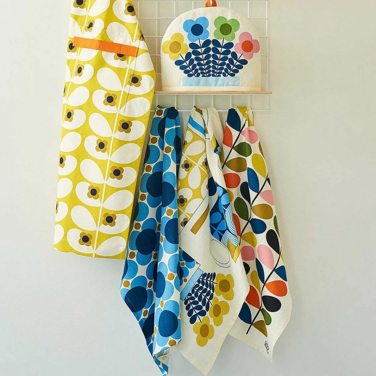 Yes Stem Set Of 2 Tea Towels>Orla Kiely Sale