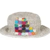Applique Flowers Hemp/Cotton Hat>Pachamama Cheap