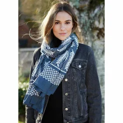 Fern Charcoal Hand Printed Cotton Sarong>Pachamama Cheap