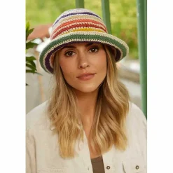 Hoxton Stripe Cotton Bucket Hat>Pachamama Flash Sale