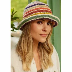 Hoxton Stripe Cotton Bucket Hat>Pachamama Flash Sale