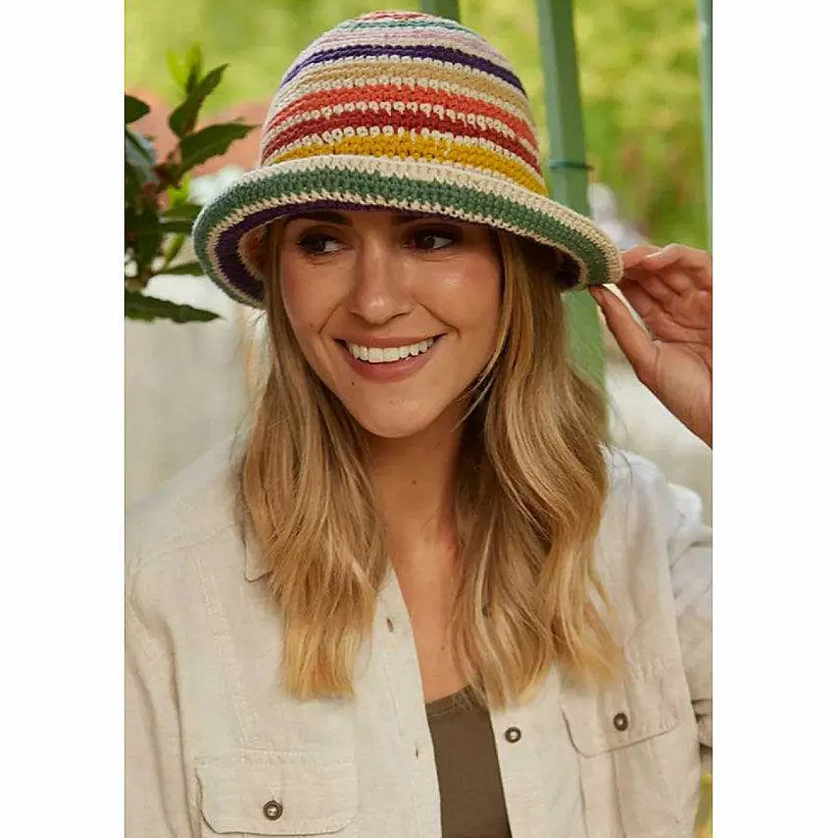 Hoxton Stripe Cotton Bucket Hat>Pachamama Flash Sale