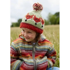 Kids Bobble Hat Fox>Pachamama Discount