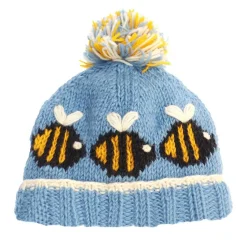 Kids Bobble Hat Bumble Bee>Pachamama Shop